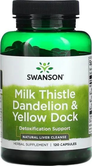 Swanson Swanson - Mniszek Lekarski i Szczaw, 120 kapsułek
