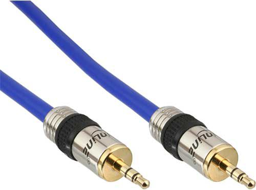 Kabel InLine RCA (Cinch) - RCA (Cinch) 5m niebieski (99955P)