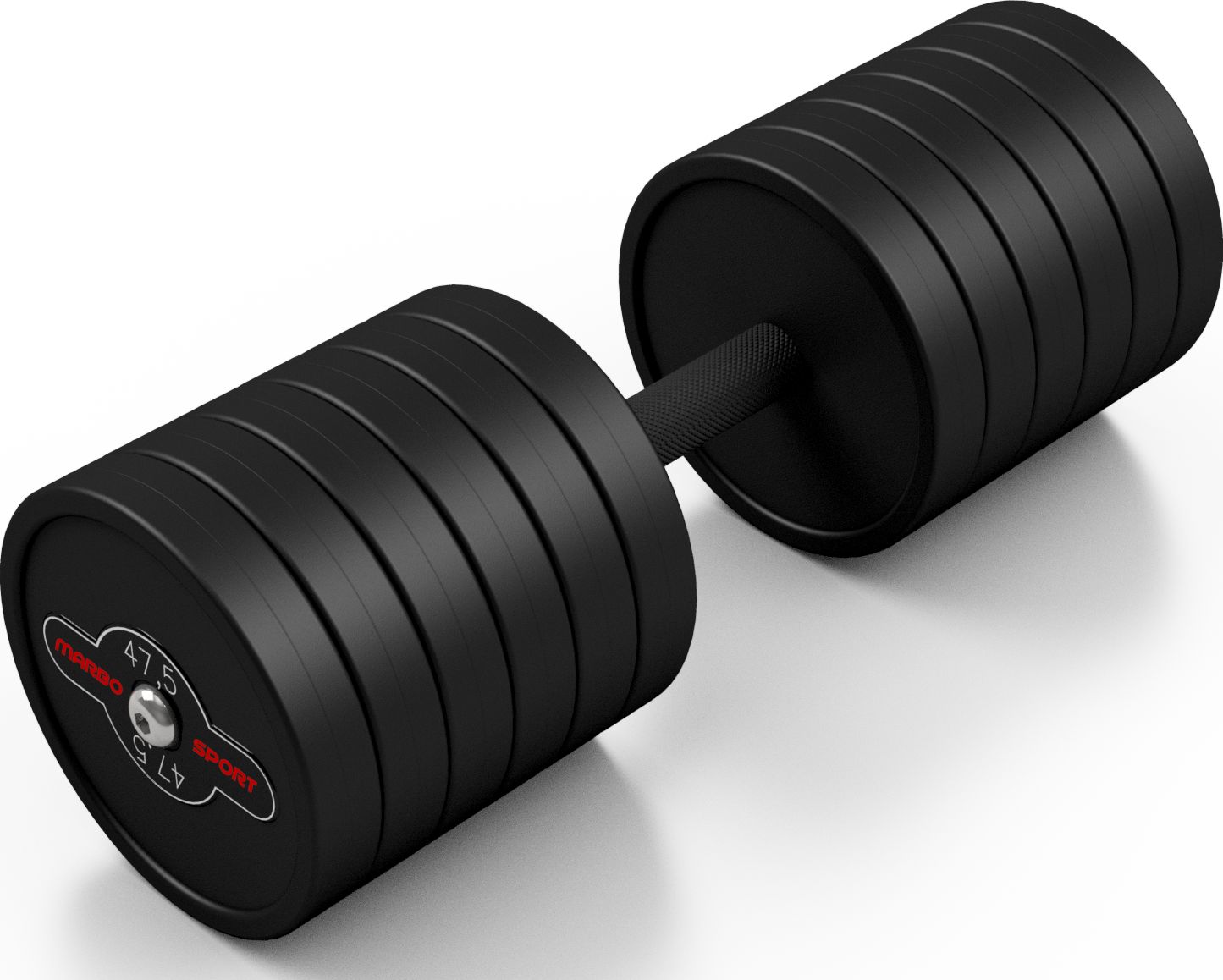 Marbo Sport Hantel MW-HSG47.5-k2 gumowany 1 x 47.5 kg
