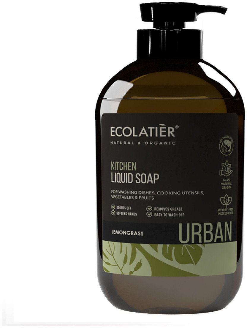 Ecolatier Urban Mydło kuchenne w płynie Trawa Cytrynowa 600ml