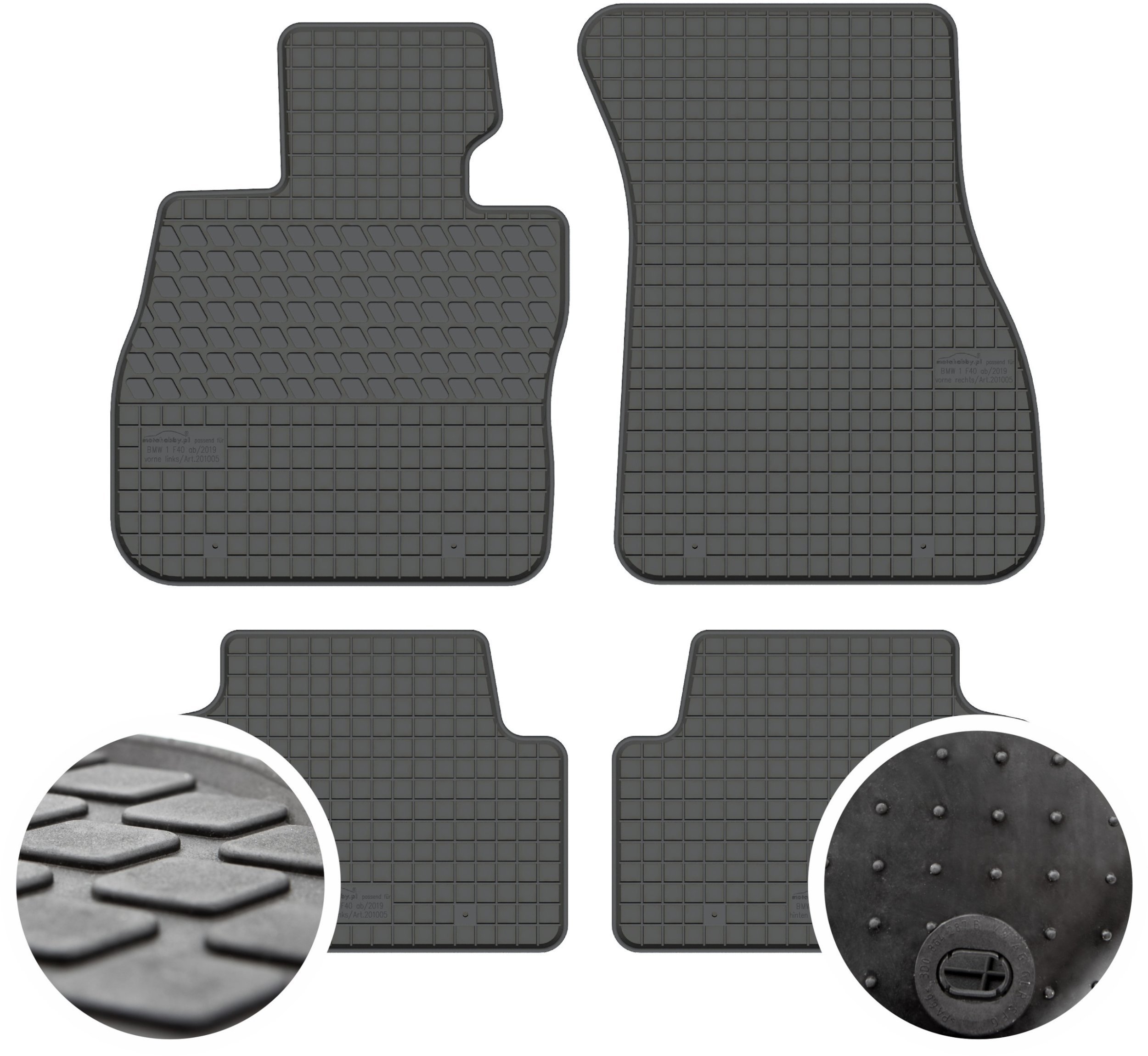 Dywaniki gumowe do BMW 2 F44 Gran Coupe