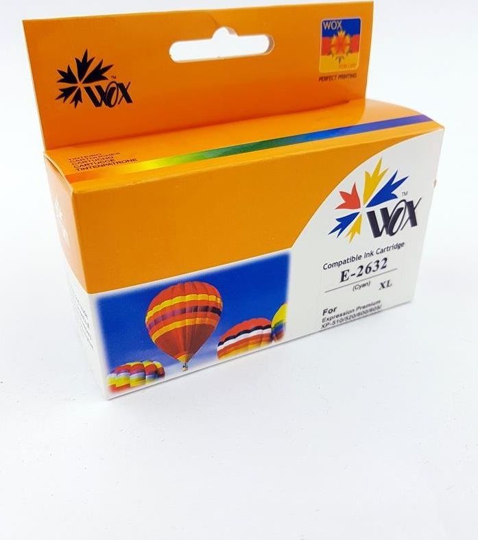 Tusz THI Zgodny Tusz Cyan do EPSON XP600 XP605 XP610 XP700 XP800 / T2632 (26XL) C13T26324010 / Niebieski / 12 ml /zamiennik uniwersalny