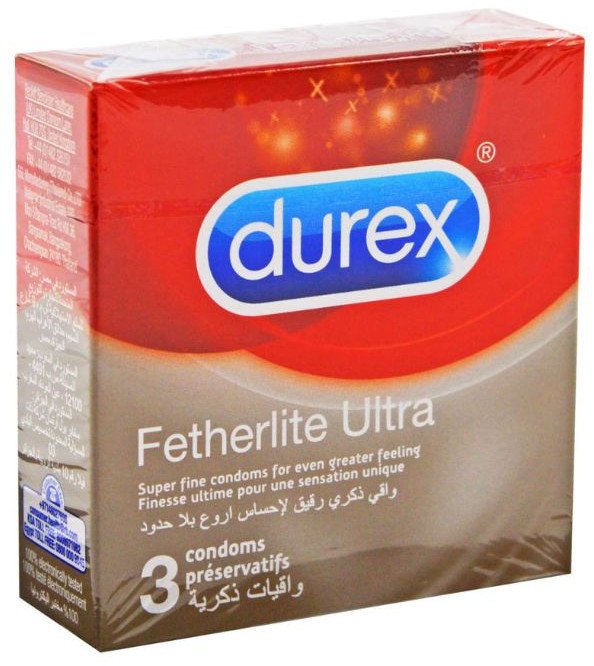 Durex prezerwatywy super ultracienkie kondomy delikatne sensualne z lubrykantem lateksowe 3szt