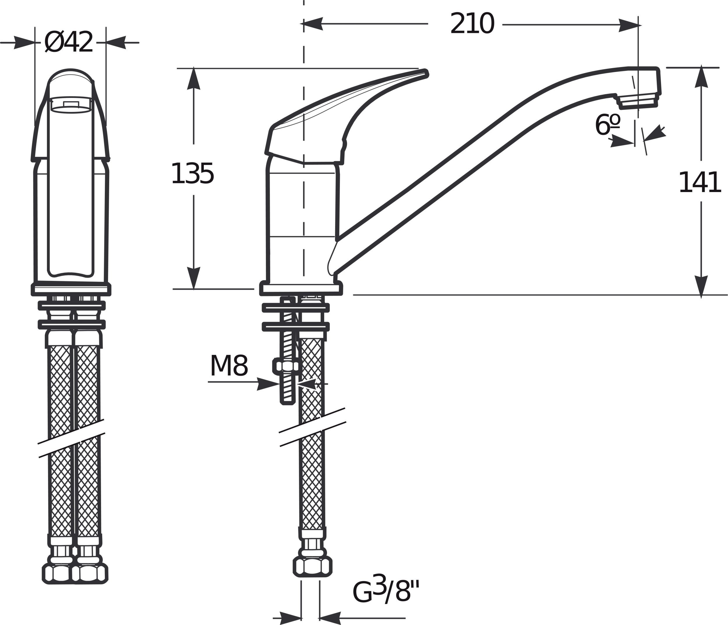 Sourcing KITCHEN FAUCET TALAS H3511N10042301