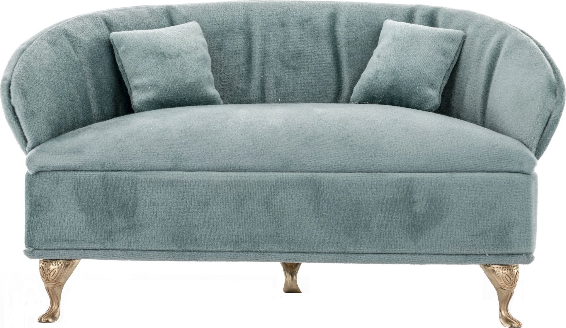 Art-Pol Szkatułka na biżuterię welurowa Sofa miętowa