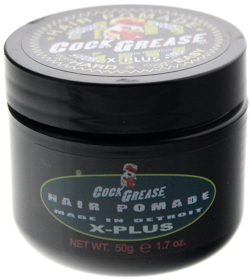 Cock Grease, X Plus, Hair Styling Pomade, Matte Finish, Medium Hold, 50 g For Men