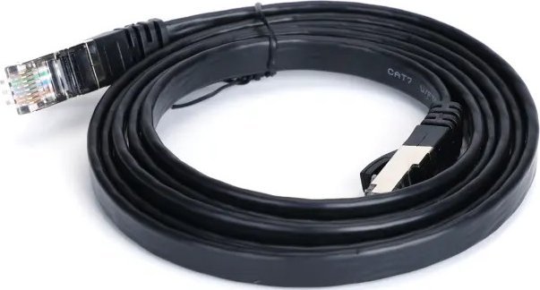 Aigostar Kabel sieciowy CAT7 1,5 m czarny Kabel sieciowy CAT7 1,5 m czarny