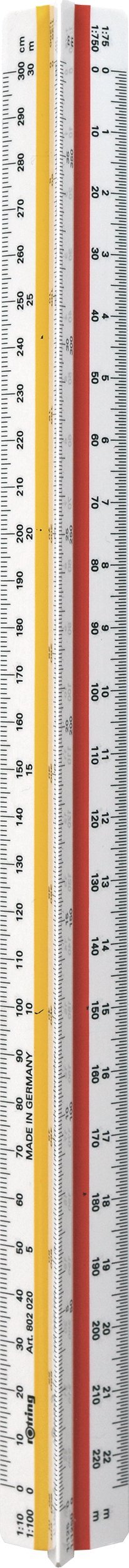 Rotring ROTRING Reduktionsmaßstab Dreikant 30cm / Architekt S0220481