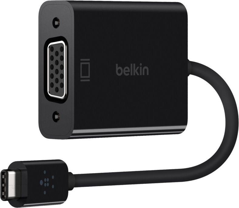 Adapter USB Belkin USB-C - VGA Czarny (F2CU037BTBLK)