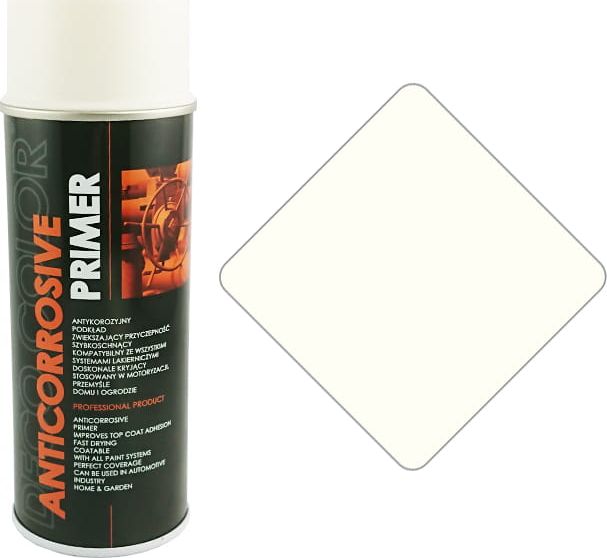 DECO COLOR Podkład antykorozyjny w sprayu biały (RAL9010 LI-POBIA)