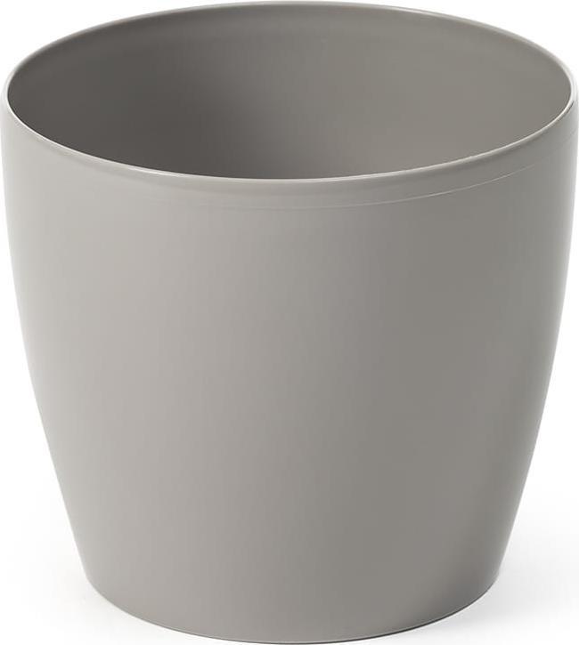 Lamela Doniczka osłonka plastikowa taupe 12 cm Magnolia