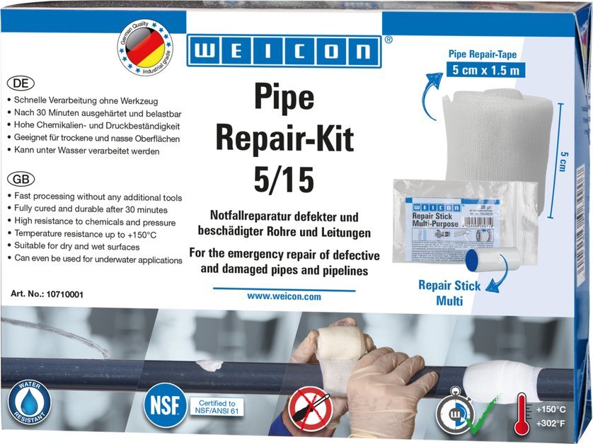 Weicon Zestaw naprawczy do rur Pipe Repair Kit Weicon
