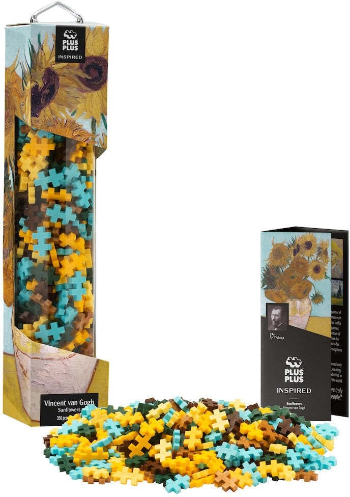 Plus Plus konstruktor Inspiracja - Van Gogh Słoneczniki