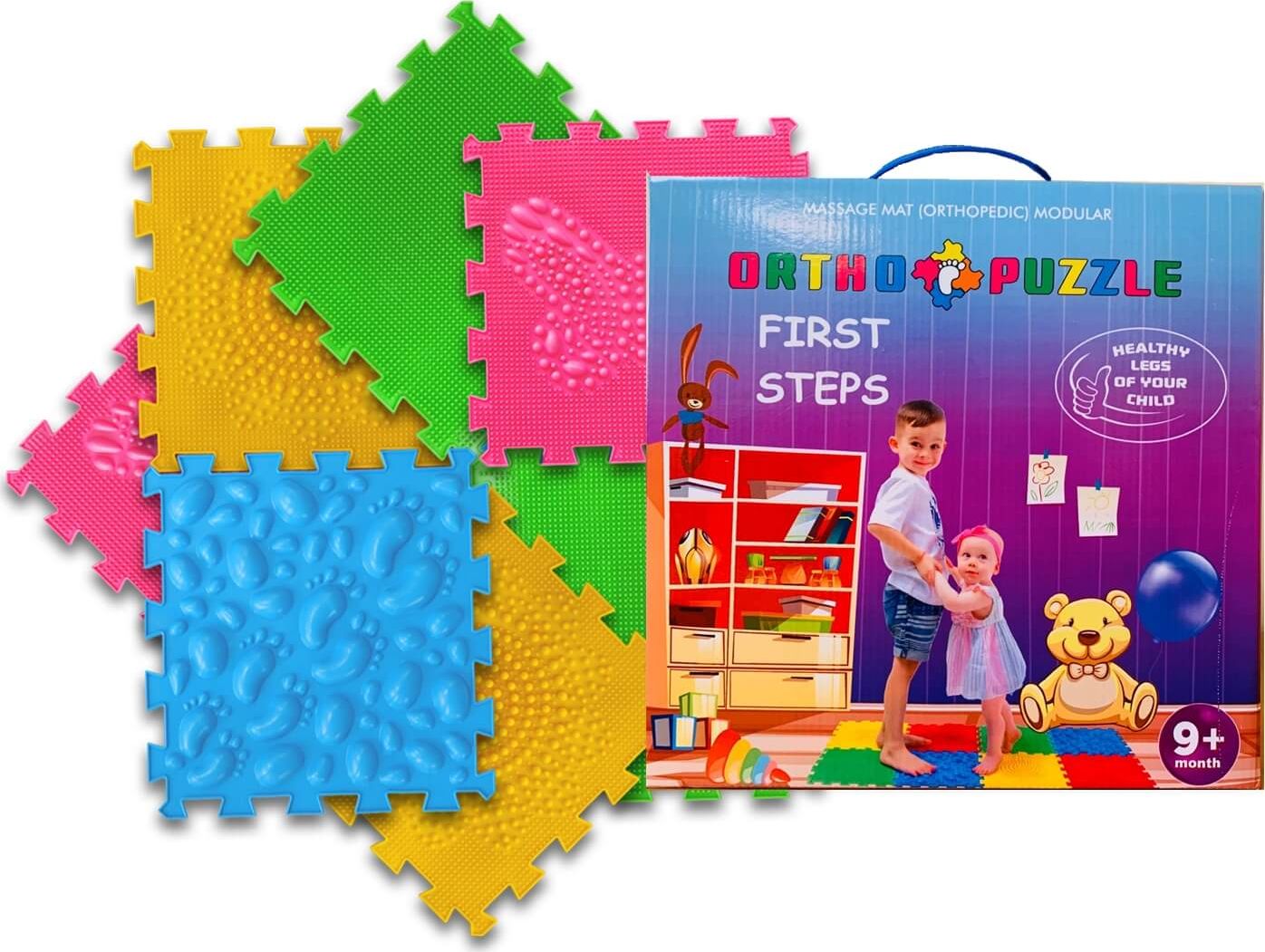 Wader Polesie 62319 Mata do masażu ortopedyczna modułowa ORTHO PUZZLE Pierwsze kroczki