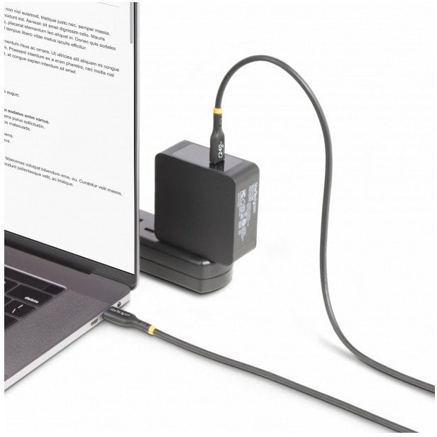 Kabel USB StarTech USB-C - USB-C 1 m Czarny (USB2EPR1M)