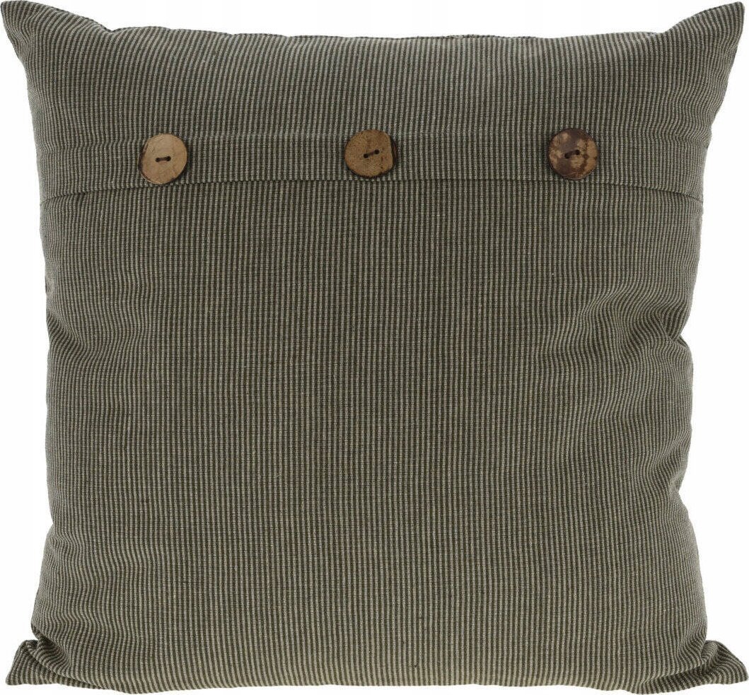 Poduszka dekoracyjna z dużymi guzikami, 45 x 45 cm