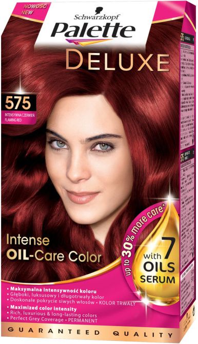 Schwarzkopf PALETTE Deluxe 575 intensywna czerwień
