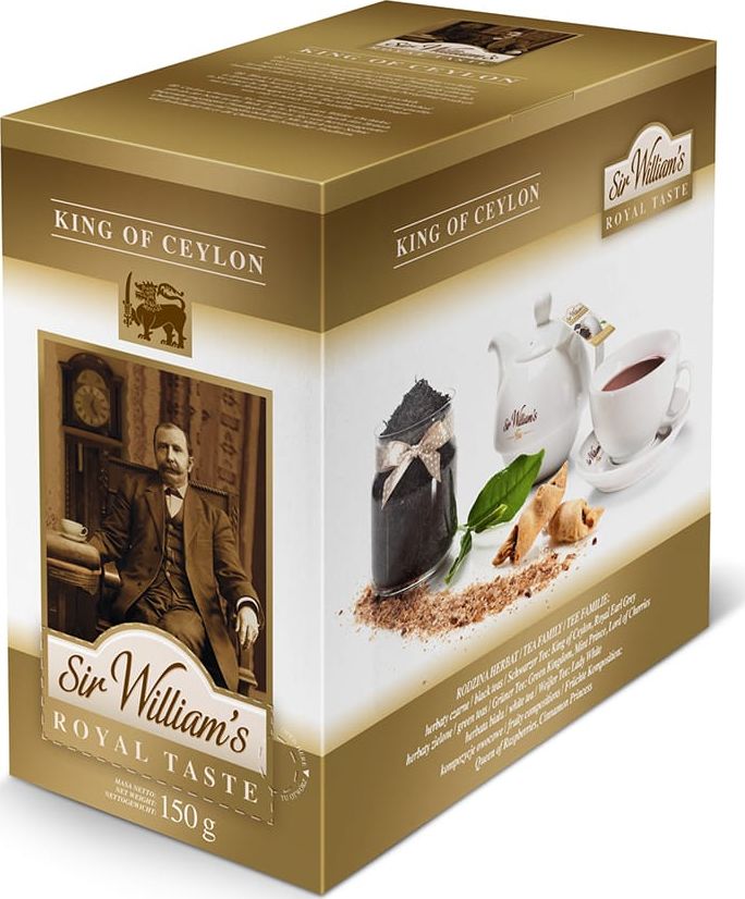 Sir Williams Herbata Royal Taste King of Ceylon 50 torebek