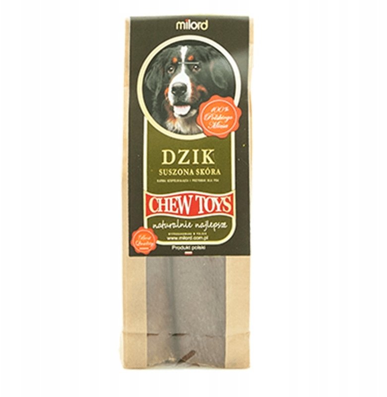 Milord Gryzak dla psa suszona skóra dzika 100 g