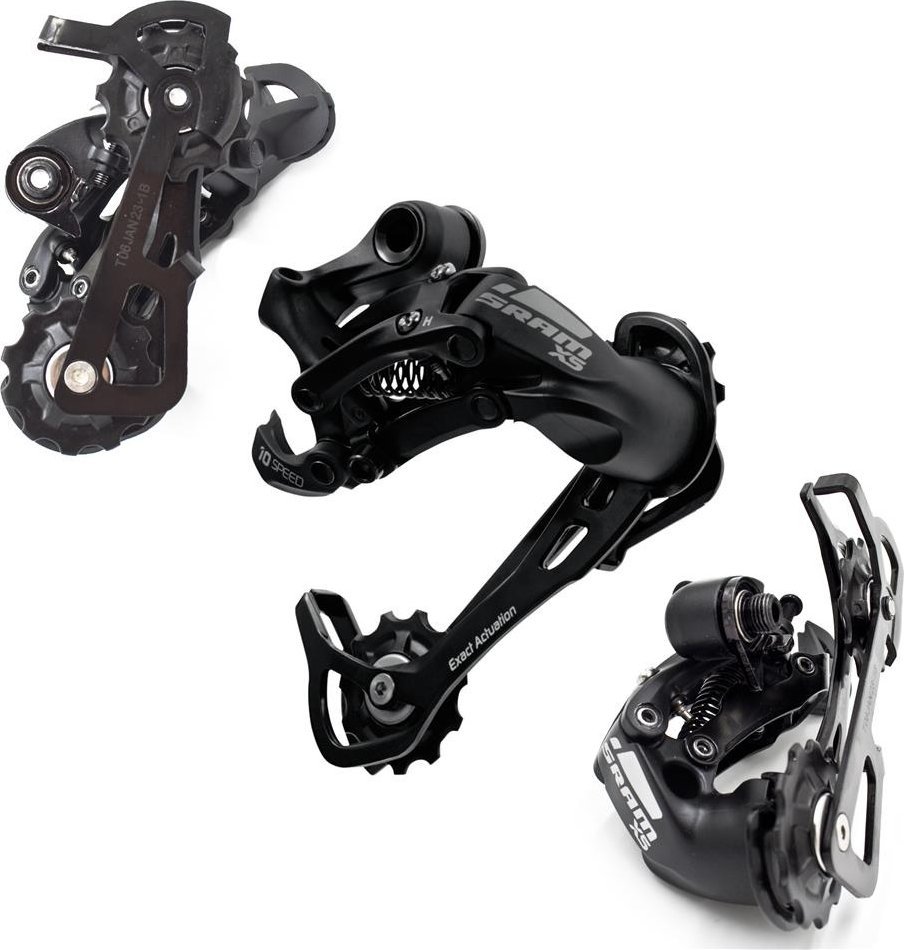 Przerzutka tylna Sram X5, 9/10-rzędowa, średni wózek, czarna