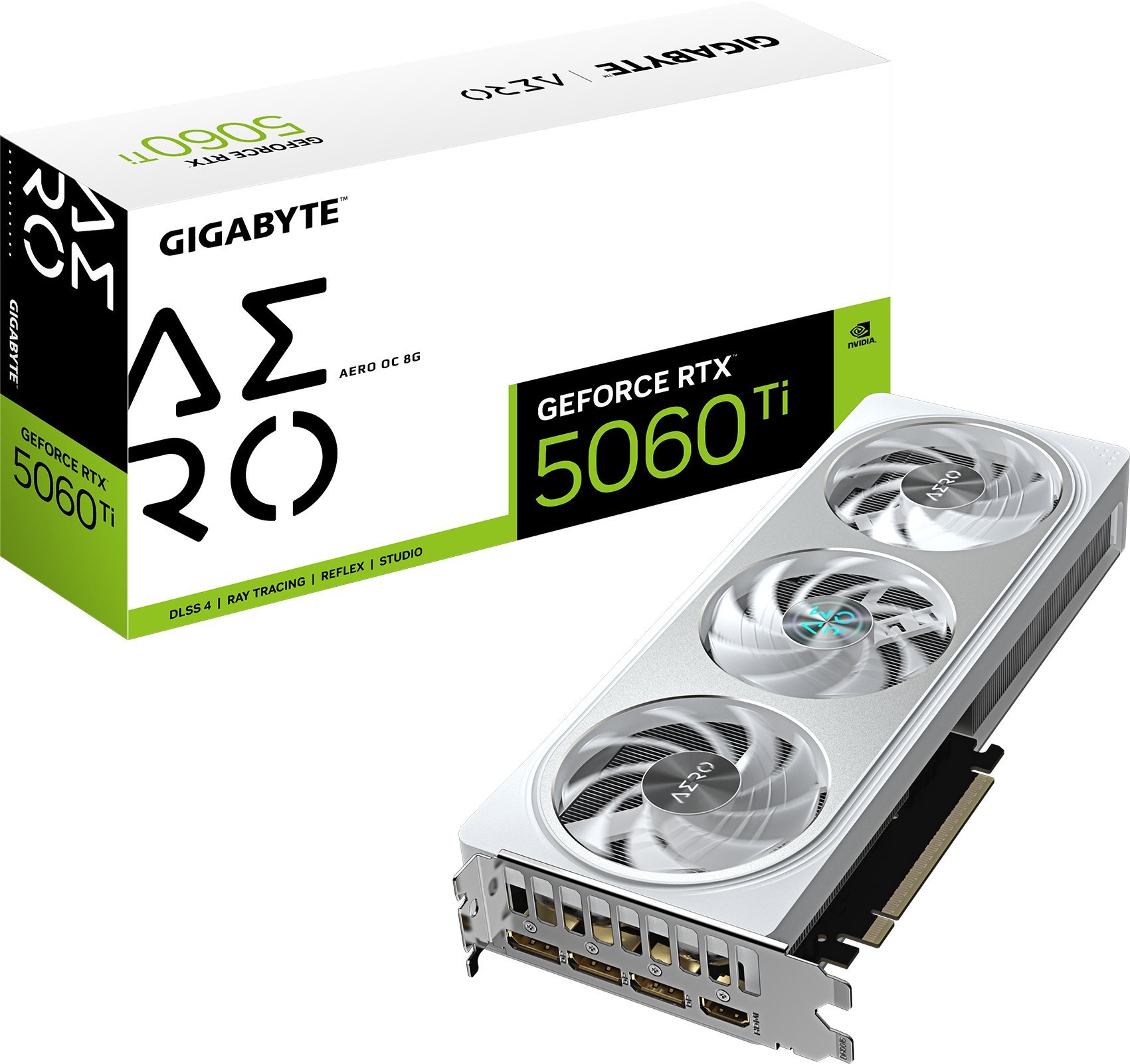 Karta graficzna Gigabyte GeForce RTX 5060 Ti Aero OC 8GB GDDR7 DLSS4 (GV-N506TAERO OC-8GD)