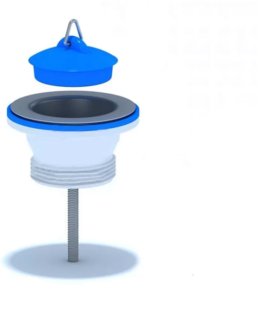 WASTE 1 1/4 WITH SS GRID+PLAST PLUG M205