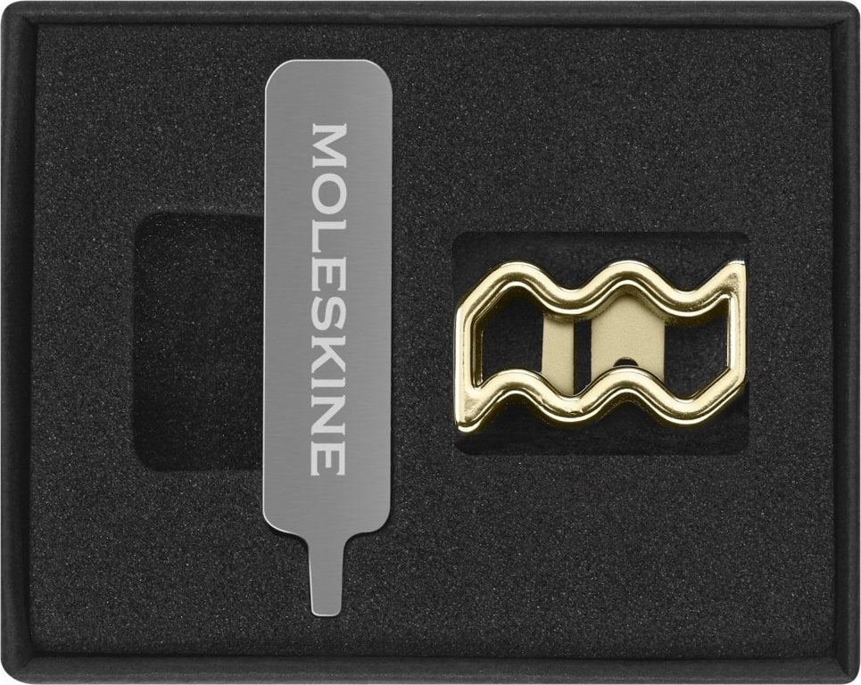 Moleskine Przypinka MOLESKINE, wodnik, złota