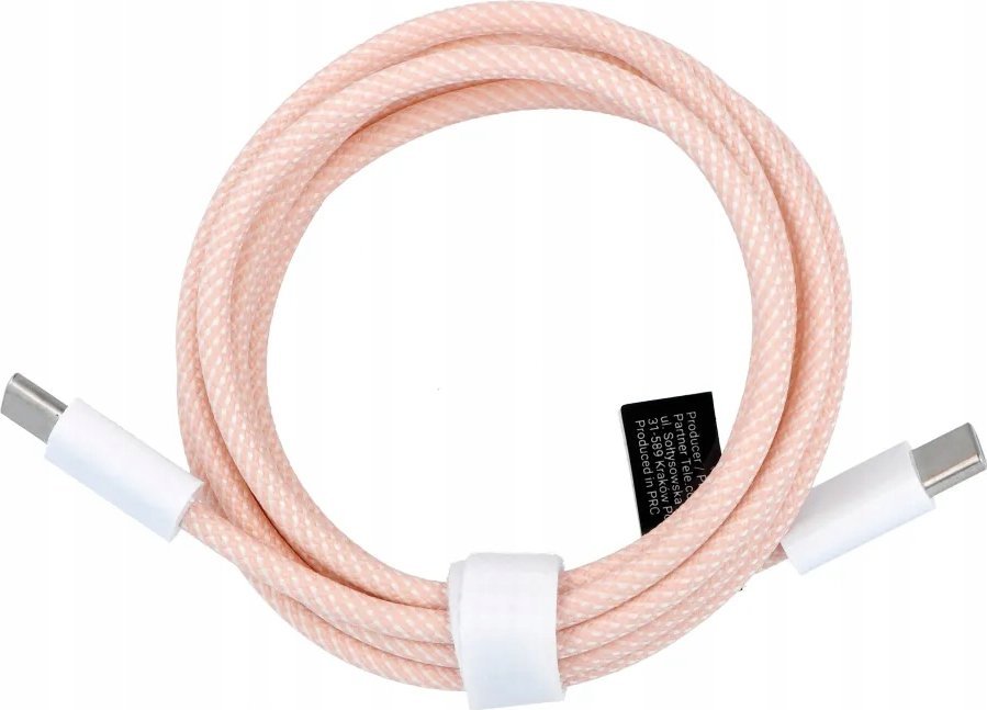 OEM Kabel Typ C do Typ C PD QC3.0 3A 60W C263 1,5 m różowy