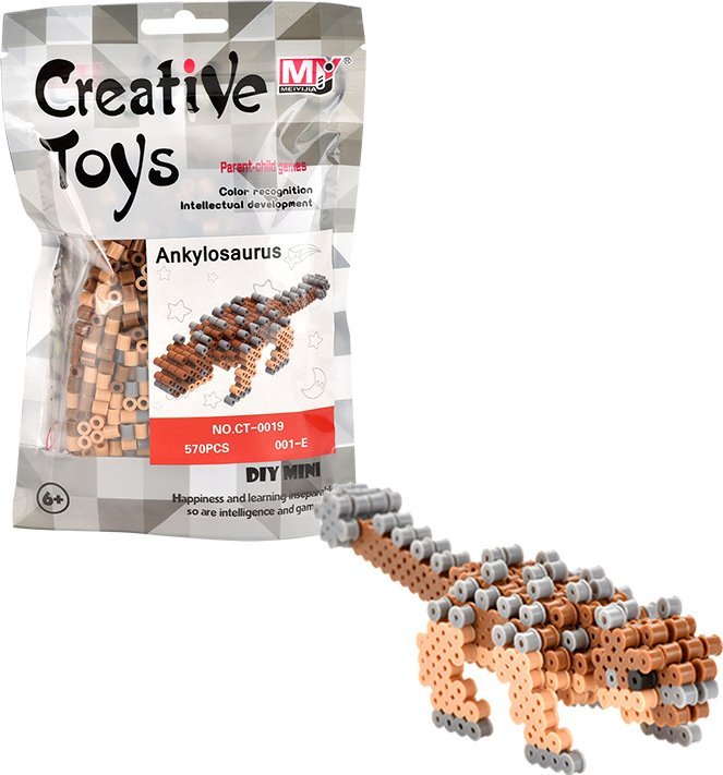 KORALIKI DO PRASOWANIA IRON BEADS DINOZAUR DINO