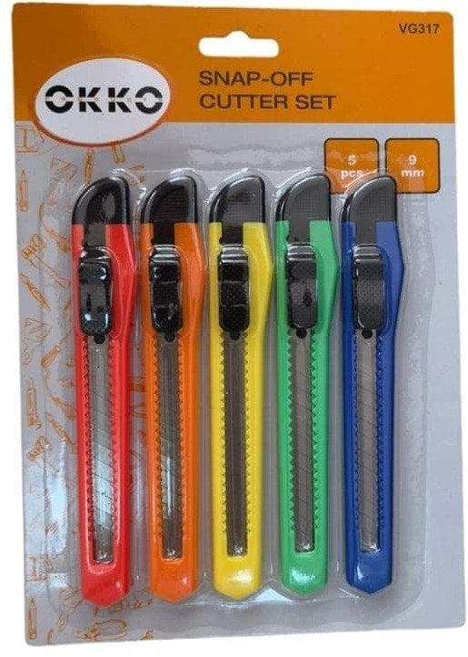 CONSTRUCTION KNIFES VG317 9MM 5PCS