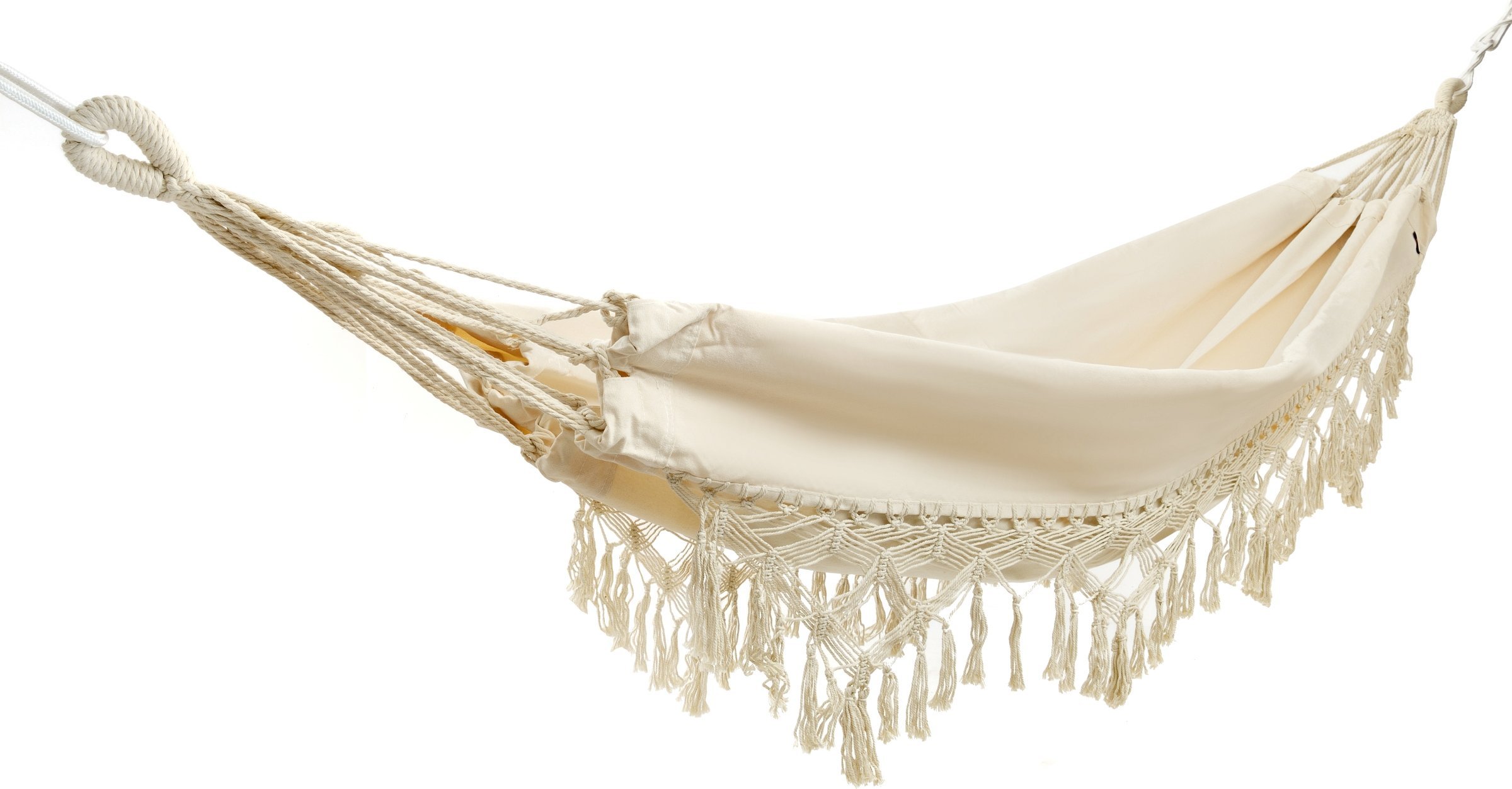 Hamak ogrodowy BOHO Majestic Sport 200x150 cm beżowy