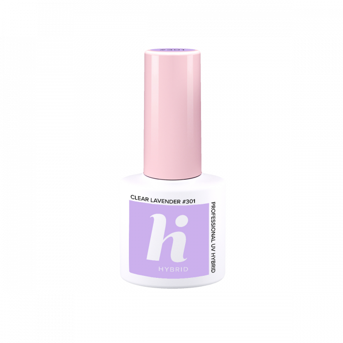 Hi Hybrid Lakier hybrydowy 301 Clear Lavender 5ml