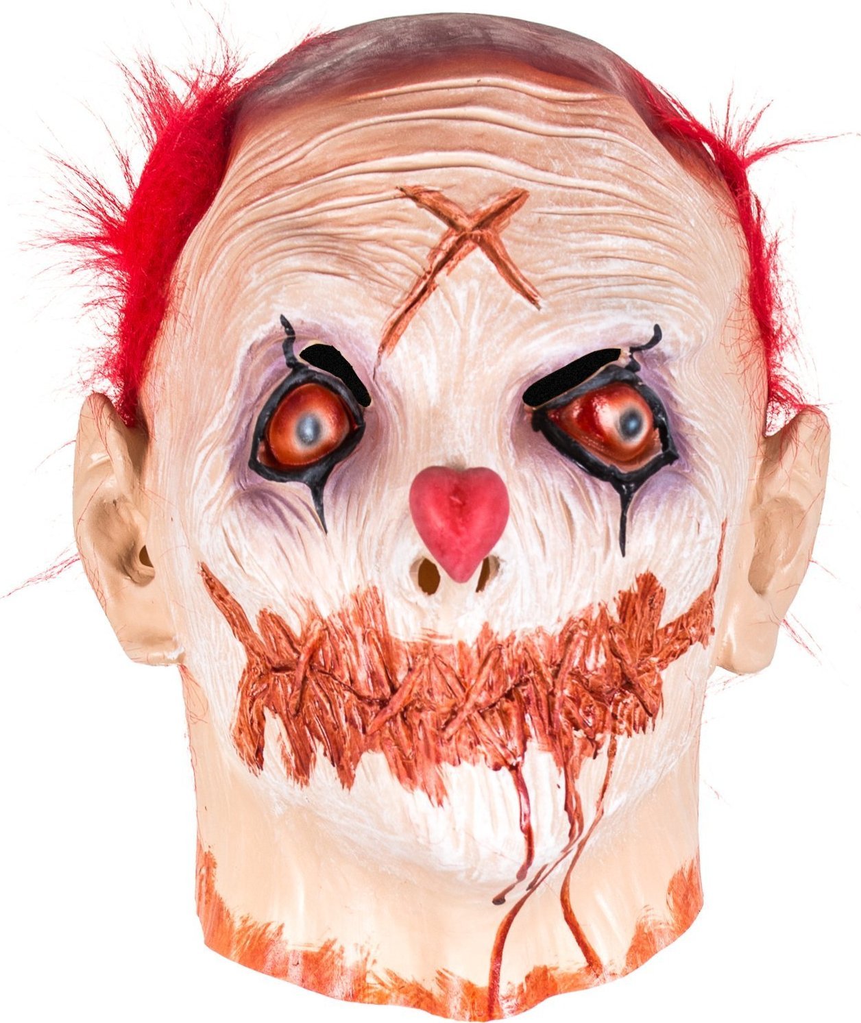 Korbi Profesjonalna lateksowa maska SILENT CLOWN