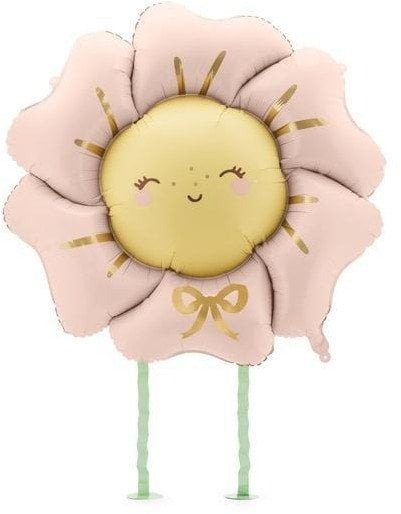 Balon fol.Kwiatek 104x104 rumiany róż 85312