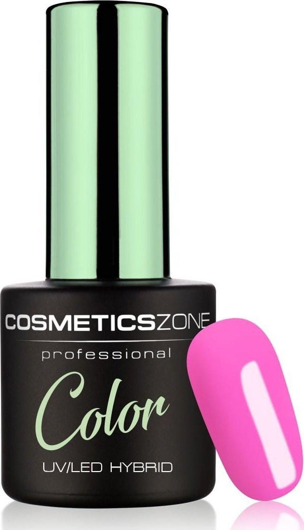 Cosmetics Zone Lakier hybrydowy hipoalergiczny różowy 7ml - Neon Raspberry Pink N13