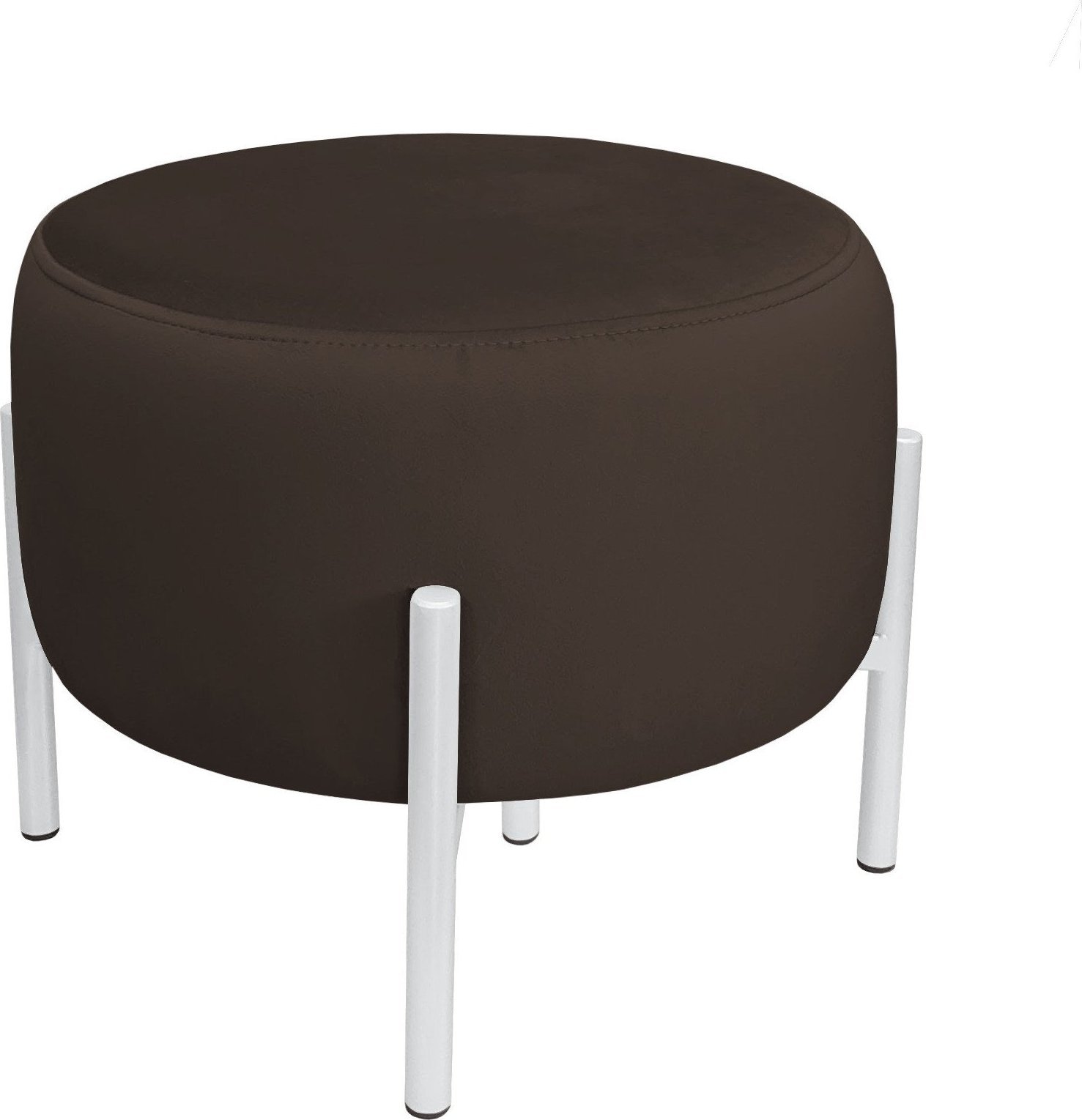 Atos Pufa OLA LOFT ławka podnóżek metal biała MG05