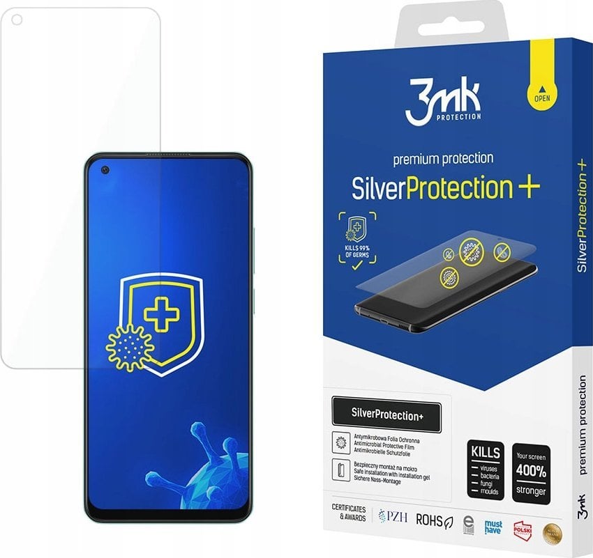 3MK 3MK SilverProtect+ Oppo A78 4G Folia antymikrobowa montowana na mokro