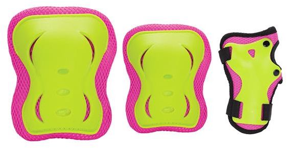 Nils Extreme Zestaw ochraniaczy H320 różowo-limonkowy r. L