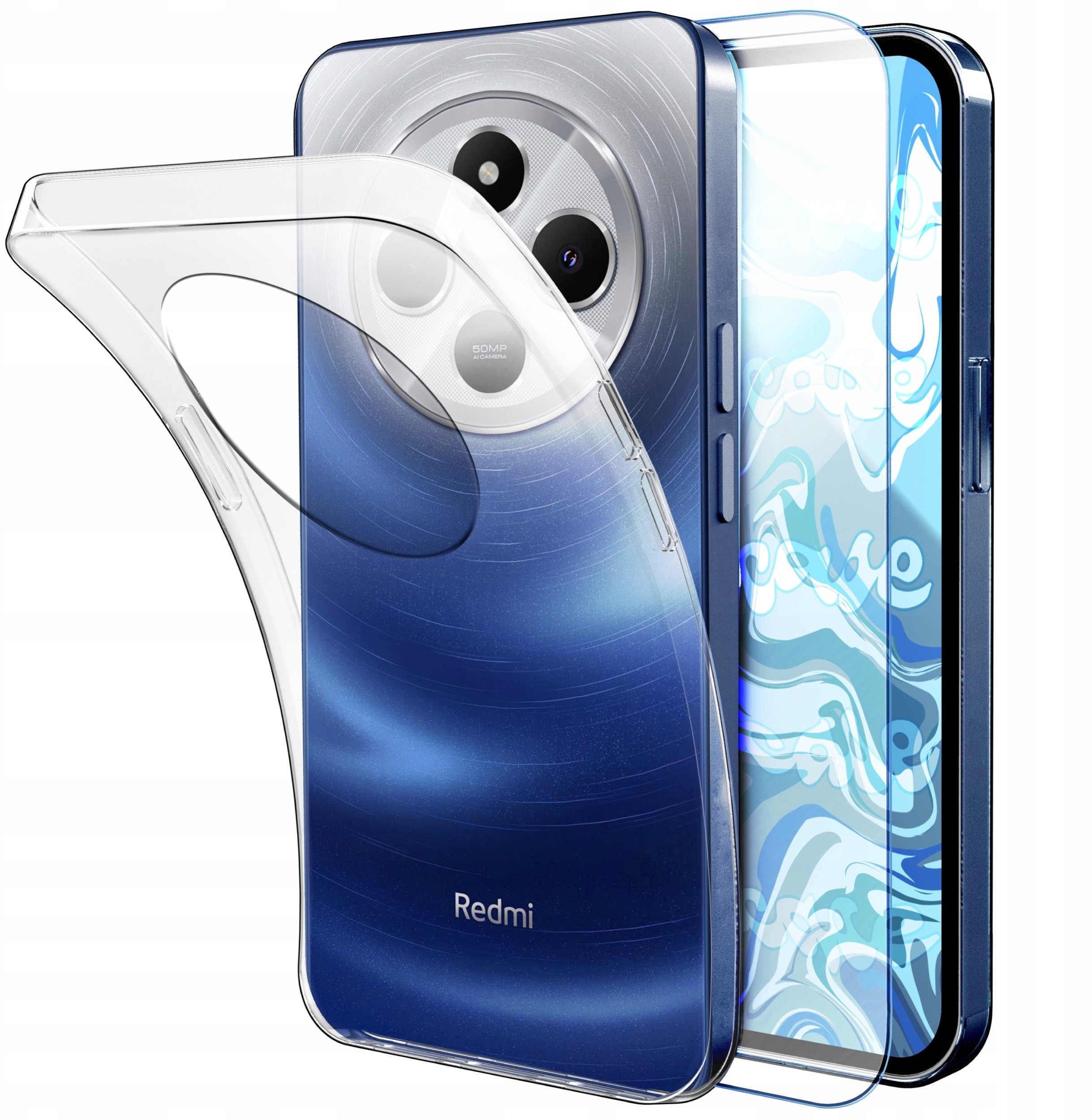 Etui Do Xiaomi Redmi 14C 4G / A4 / POCO C75 (Przezroczyste, Case) Szkło