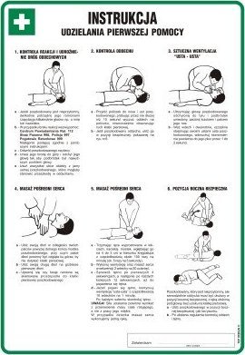 TD Systems DD006 Instrukcja BHP udzielania pierwszej pomocy