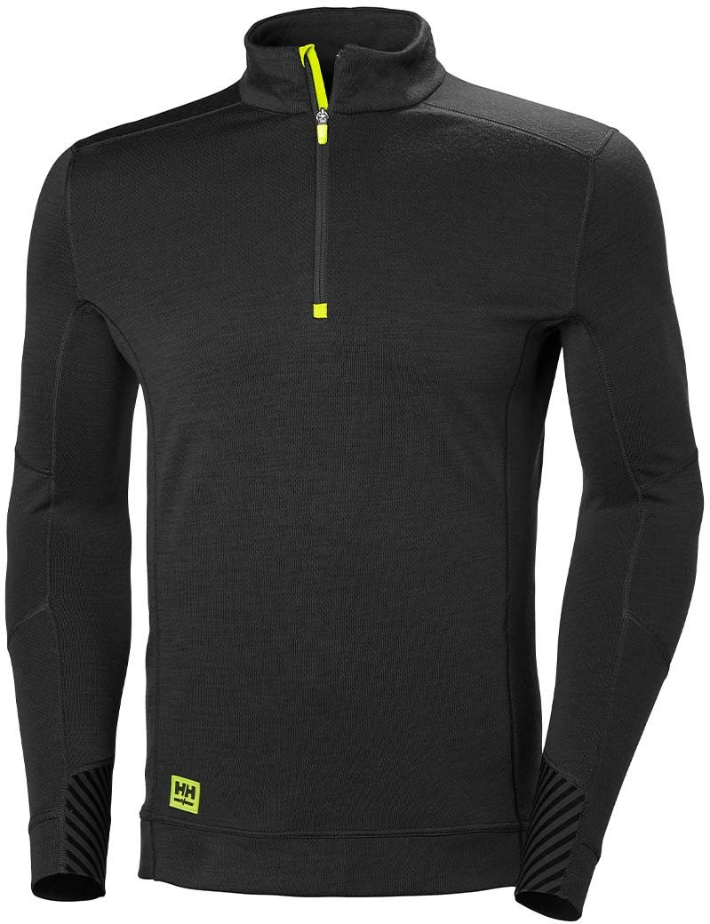 Koszulka termo Helly Hansen Lifa Half Zip Black