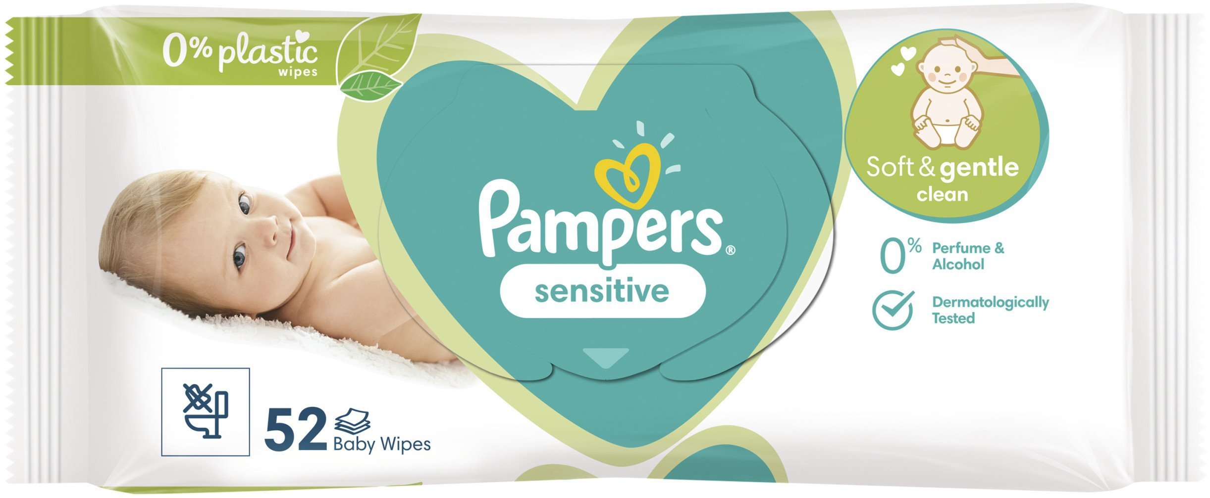 Pampers Chusteczki nawilżane Sensitive 52szt.