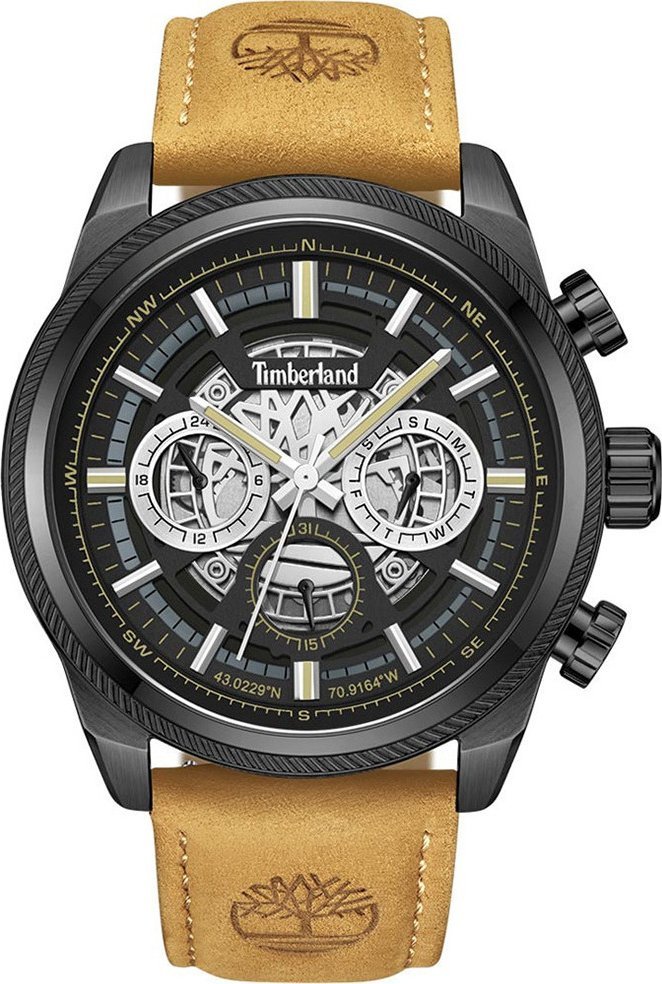 Zegarek Timberland Zegarek męski Timberland TBL.TDWGF2200706 brązowy