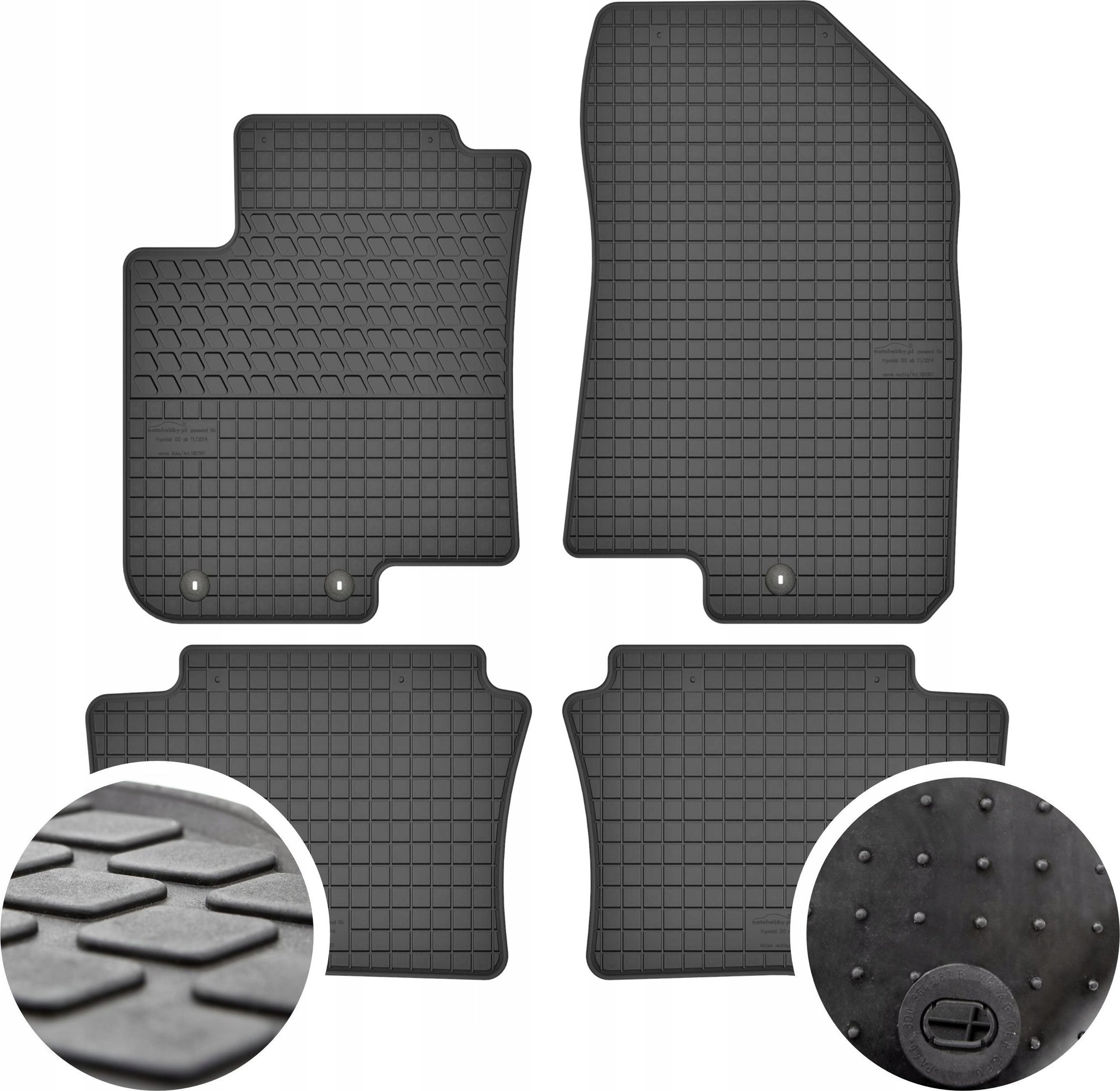 GeyerHosaja Dywaniki gumowe do Hyundai i20