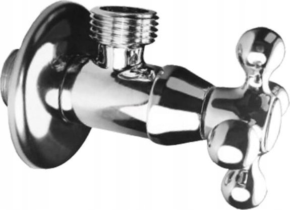 IDMAR Zawór kątowy 1/2x1/2 z głowicą ceramiczną RETRO 1010