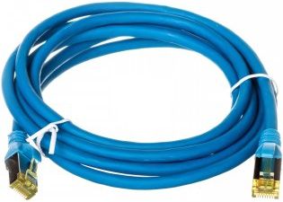 Digitus Kabel krosowy patchcord S/FTP kat. 6A LS0H niebieski 2m (DK-1644-A-020/B)