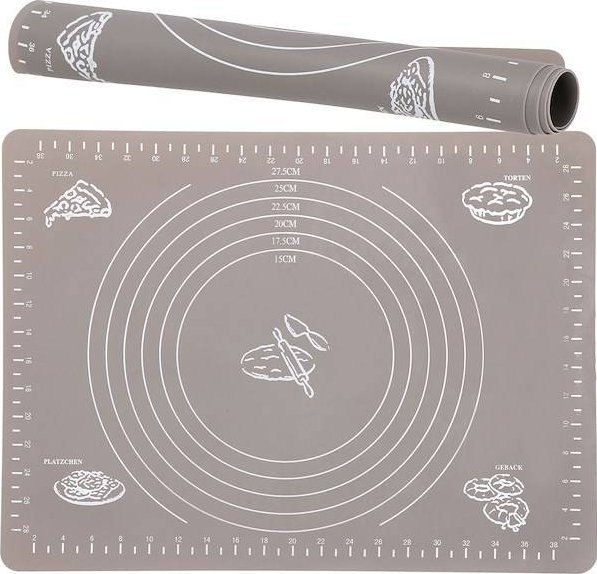 Springos Silikonowa stolnica 40x30cm z podziałką do ciasta UNIWERSALNY