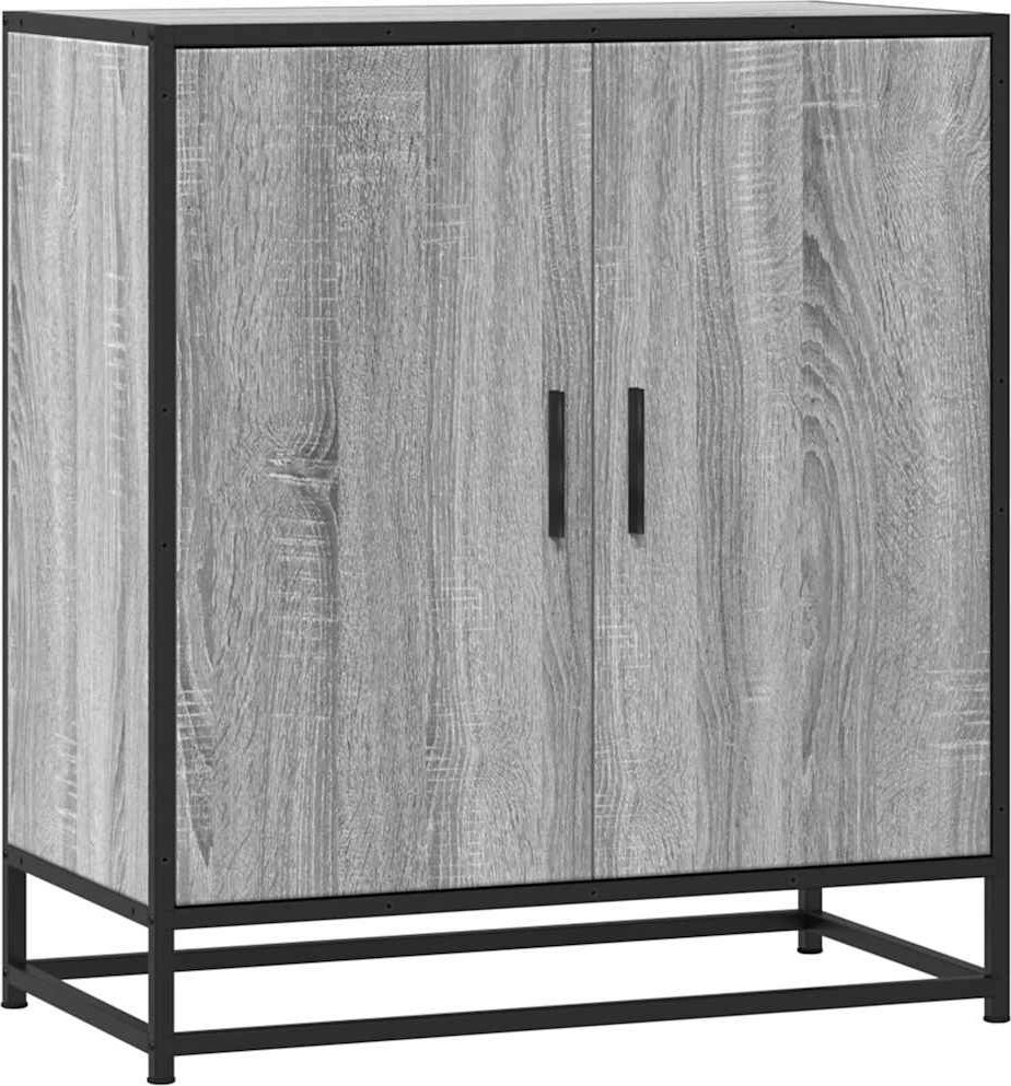 vidaXL Szafka, szary dąb sonoma, 68x35x76 cm materiał drewnopochodny