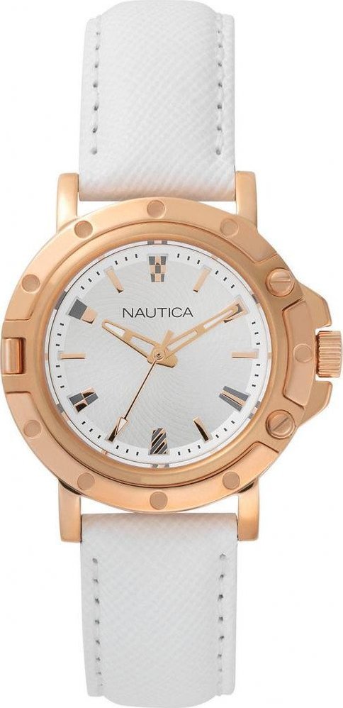 Zegarek Nautica Zegarek damski Nautica NAPPRH009 biały