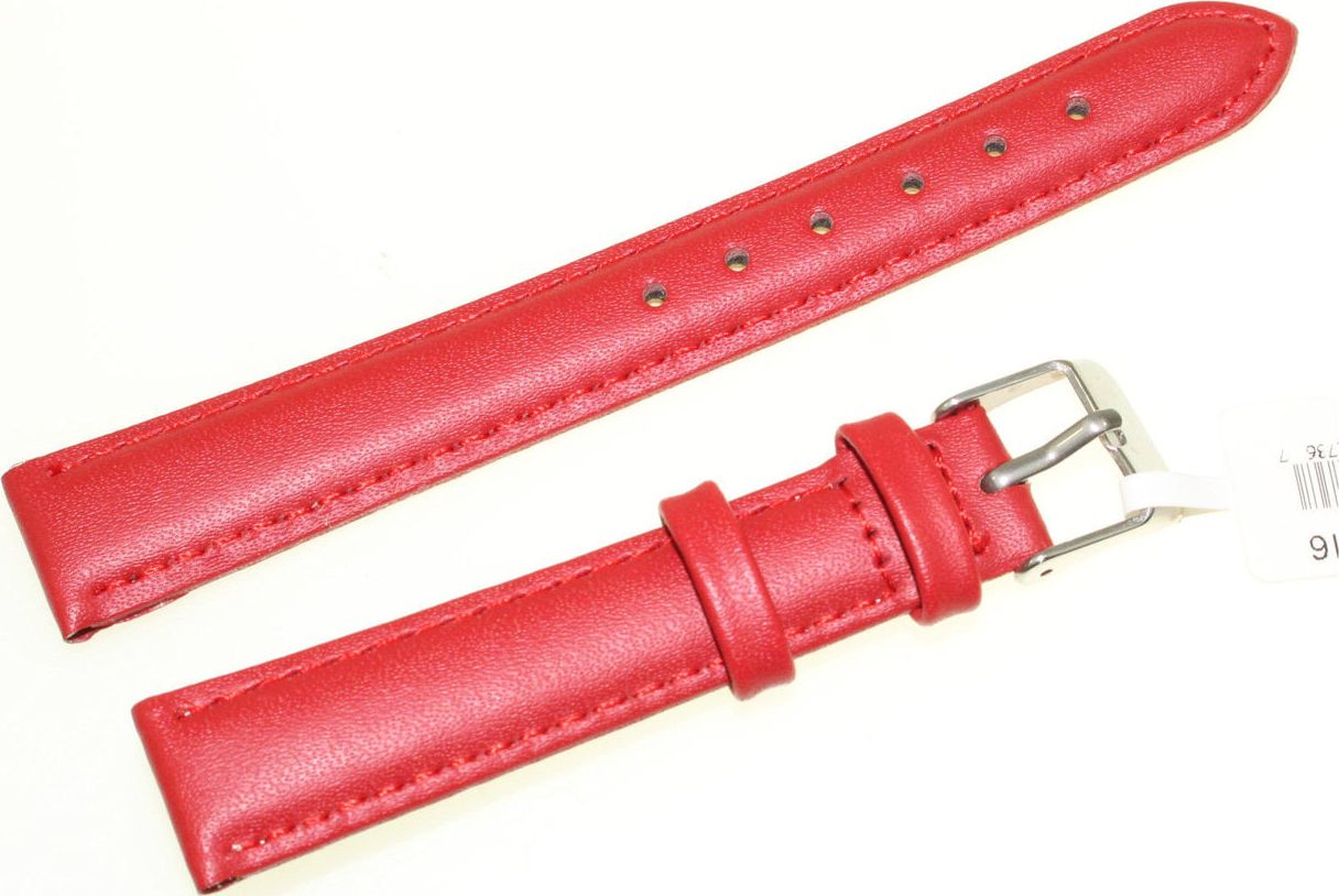 JVD Skórzany pasek do zegarka 16 mm JVD R17407-16 uniwersalny